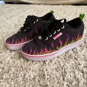 Black/White/Pink Heelys